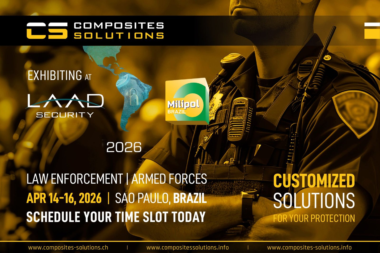 LAAD Security Milipol; LAAD Security Milipol Brazil 2026;