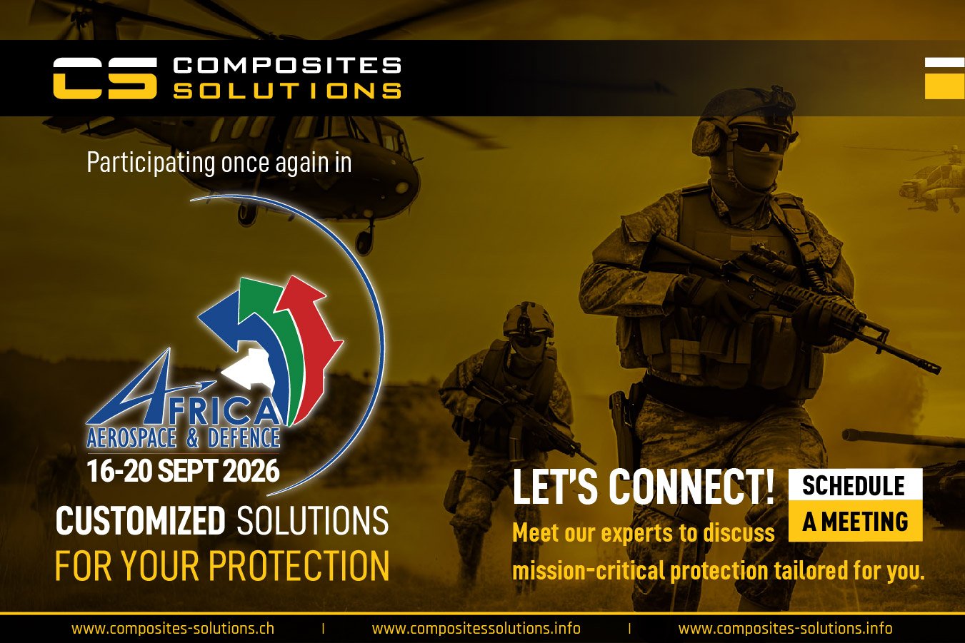 Composites Solutions-AFRICA AEROSPACE AND DEFENCE EXPO 2026